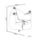 Beliani Silla infantil VEGA 50 Beliani Silla infantil VEGA 50 Mostaza