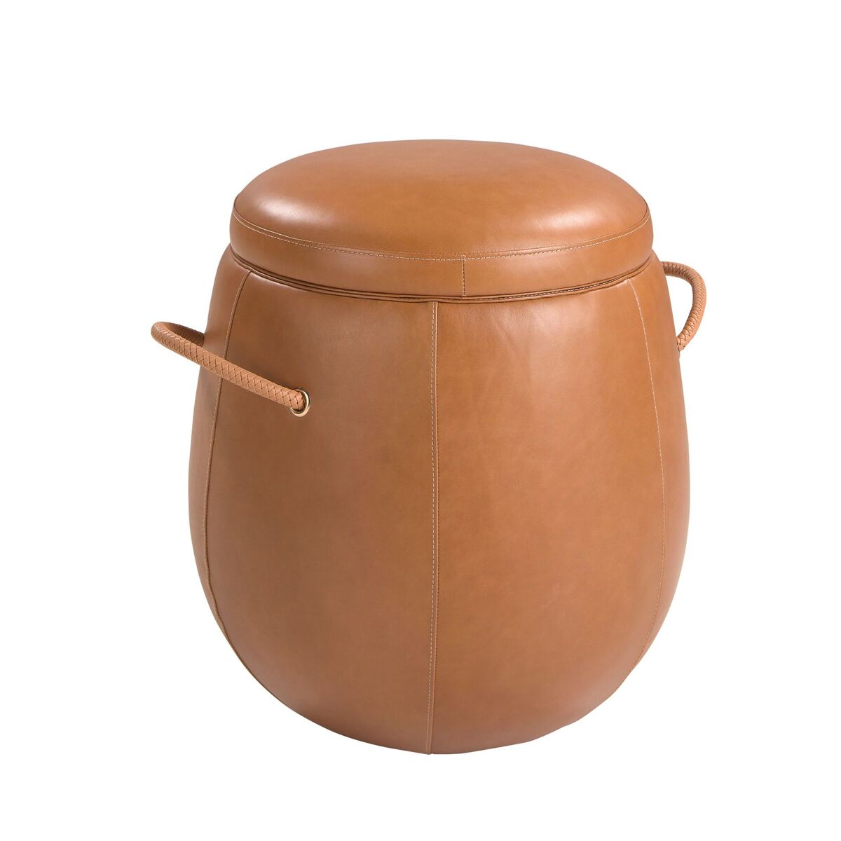 ANGEL CERDA Puff piel camel