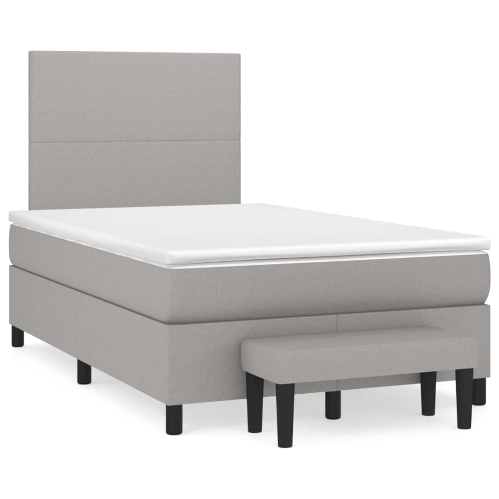 Cama box spring 120x200 Gris