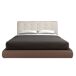 ANGEL CERDA Cama capitoné tela ANGEL CERDA Cama capitoné tela Negro