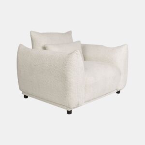 Poltrona JAMSA Bouclé Branco creme