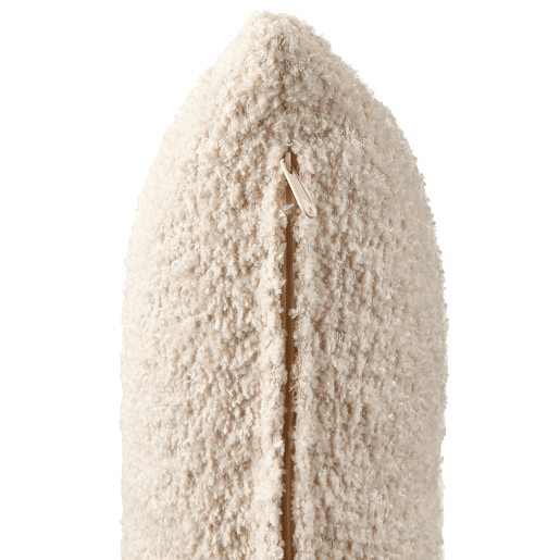 Poltrona JAMSA Bouclé Branco creme Poltrona JAMSA Bouclé Branco creme