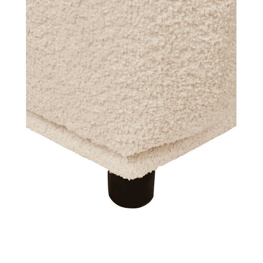 Poltrona JAMSA Bouclé Branco creme Poltrona JAMSA Bouclé Branco creme
