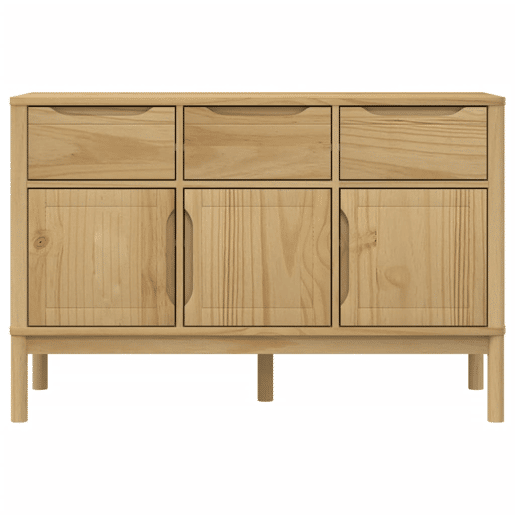 vidaXL Aparador FLORO 114x43x74 cm pinho maciço castanho mel vidaXL Aparador FLORO 114x43x74 cm pinho maciço castanho mel