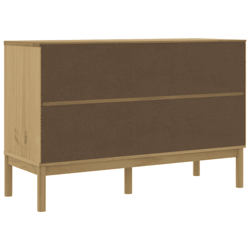 vidaXL Aparador FLORO 114x43x74 cm pinho maciço castanho mel vidaXL Aparador FLORO 114x43x74 cm pinho maciço castanho mel