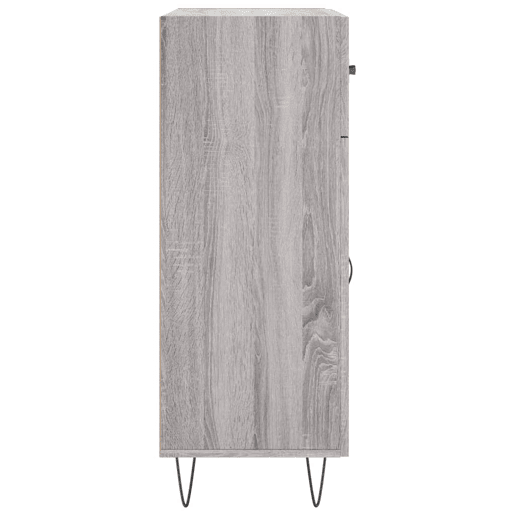 vidaXL Aparador 69,5x34x90 cm derivados de madeira cinzento sonoma vidaXL Aparador 69,5x34x90 cm derivados de madeira cinzento sonoma