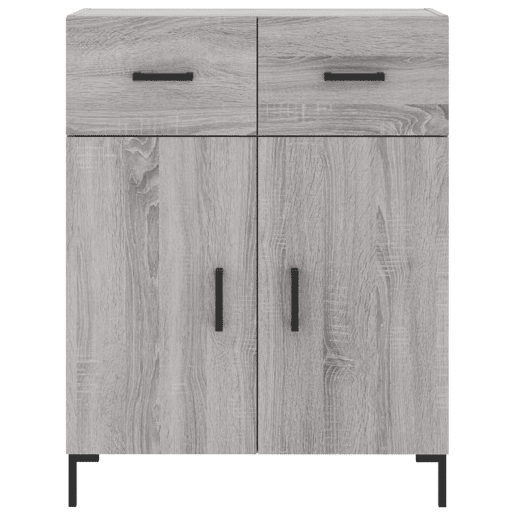 vidaXL Aparador 69,5x34x90 cm derivados de madeira cinzento sonoma vidaXL Aparador 69,5x34x90 cm derivados de madeira cinzento sonoma