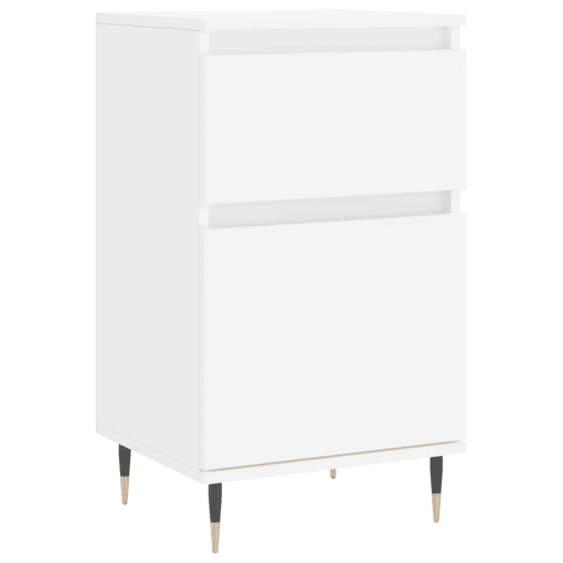 vidaXL Aparadores 2 pcs 40x35x70 cm derivados de madeira branco vidaXL Aparadores 2 pcs 40x35x70 cm derivados de madeira branco