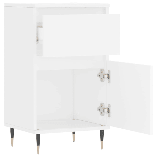 vidaXL Aparadores 2 pcs 40x35x70 cm derivados de madeira branco vidaXL Aparadores 2 pcs 40x35x70 cm derivados de madeira branco