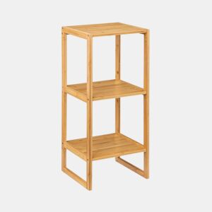 Estante Modular em Bambu com 2 Níveis 84x35,1x33,5cm 7house