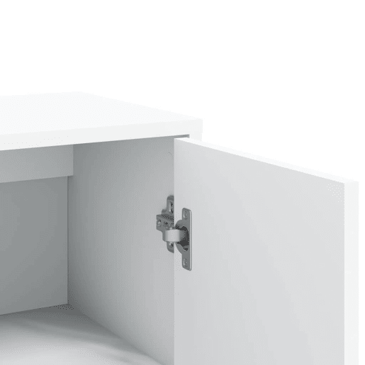vidaXL Aparadores 2 pcs 60x31x84 cm derivados de madeira branco vidaXL Aparadores 2 pcs 60x31x84 cm derivados de madeira branco