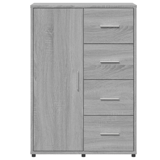 vidaXL Aparador 60x31x84 cm derivados de madeira cinzento sonoma