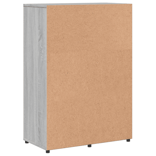vidaXL Aparador 60x31x84 cm derivados de madeira cinzento sonoma