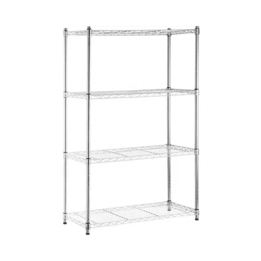 Estante Metálica com 4 Prateleiras Ajustáveis u200Bu200B137x91,4x35,5cm 320 Kg Thinia Home