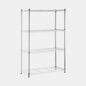Estante Metálica com 4 Prateleiras Ajustáveis u200Bu200B137x91,4x35,5cm 320 Kg Thinia Home