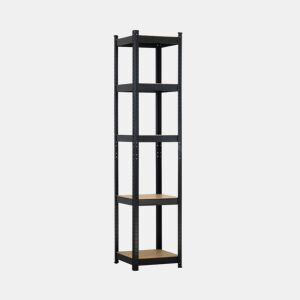Estante Modular com 5 Prateleiras Ajustáveis u200Bu200BCinza 180x40x40cm 175 Kg Thinia Home