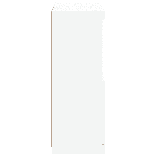 vidaXL Aparador com luzes LED 60,5x37x100 cm branco