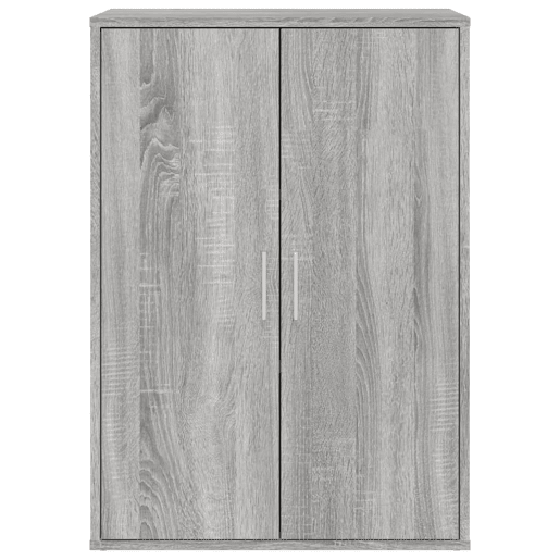 vidaXL Aparadores 2 pcs 60x31x84 cm derivados madeira cinzento sonoma
