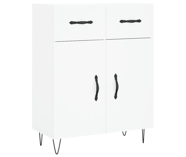 Vidaxl aparador de madera de ingeniería blanco 69,5x34x90 cm