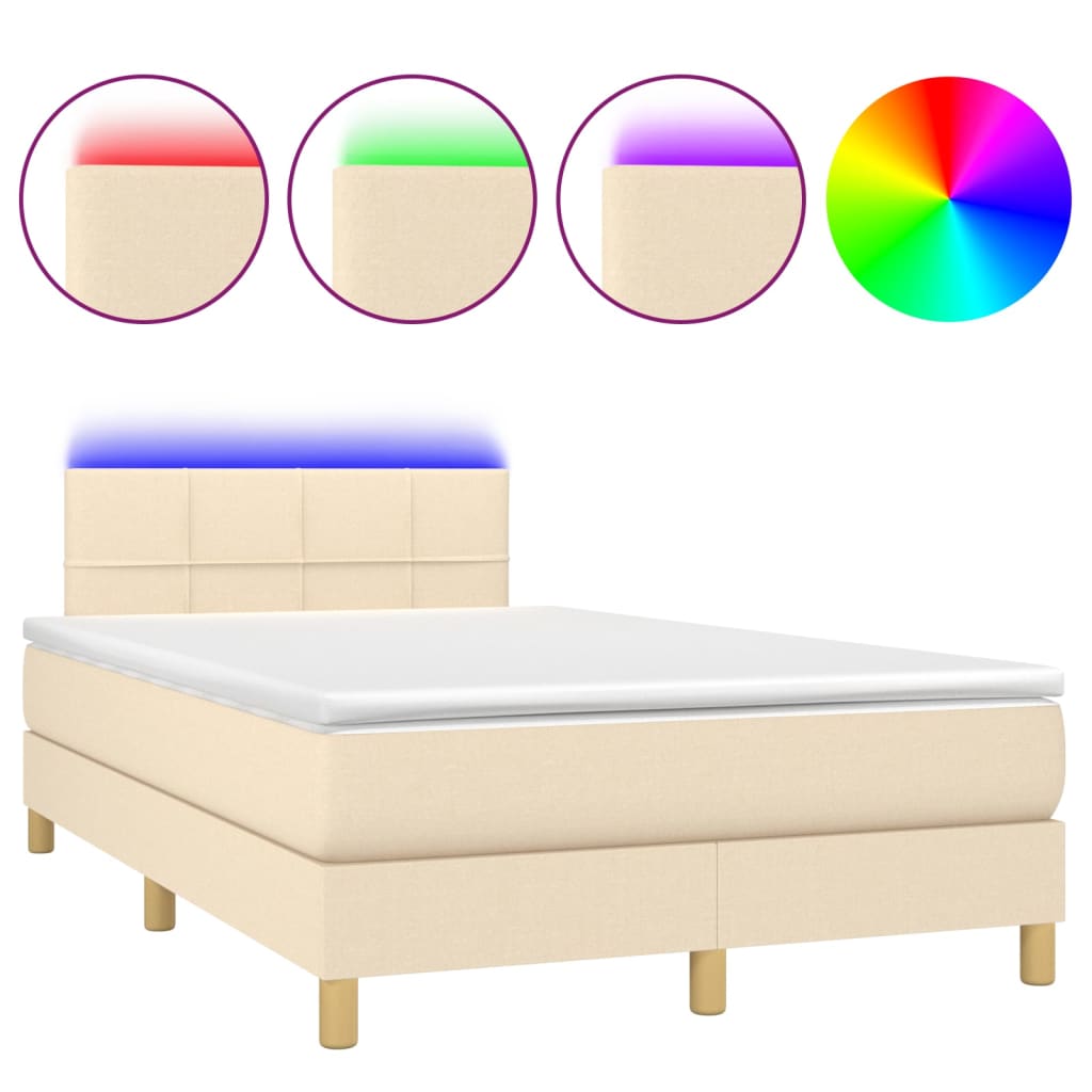 Cama box spring 120x200 Crema