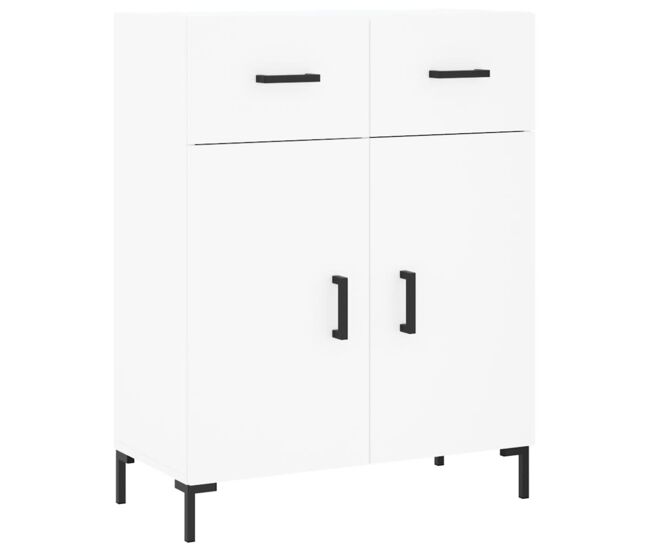 Vidaxl aparador de madera de ingeniería blanco 69,5x34x90 cm