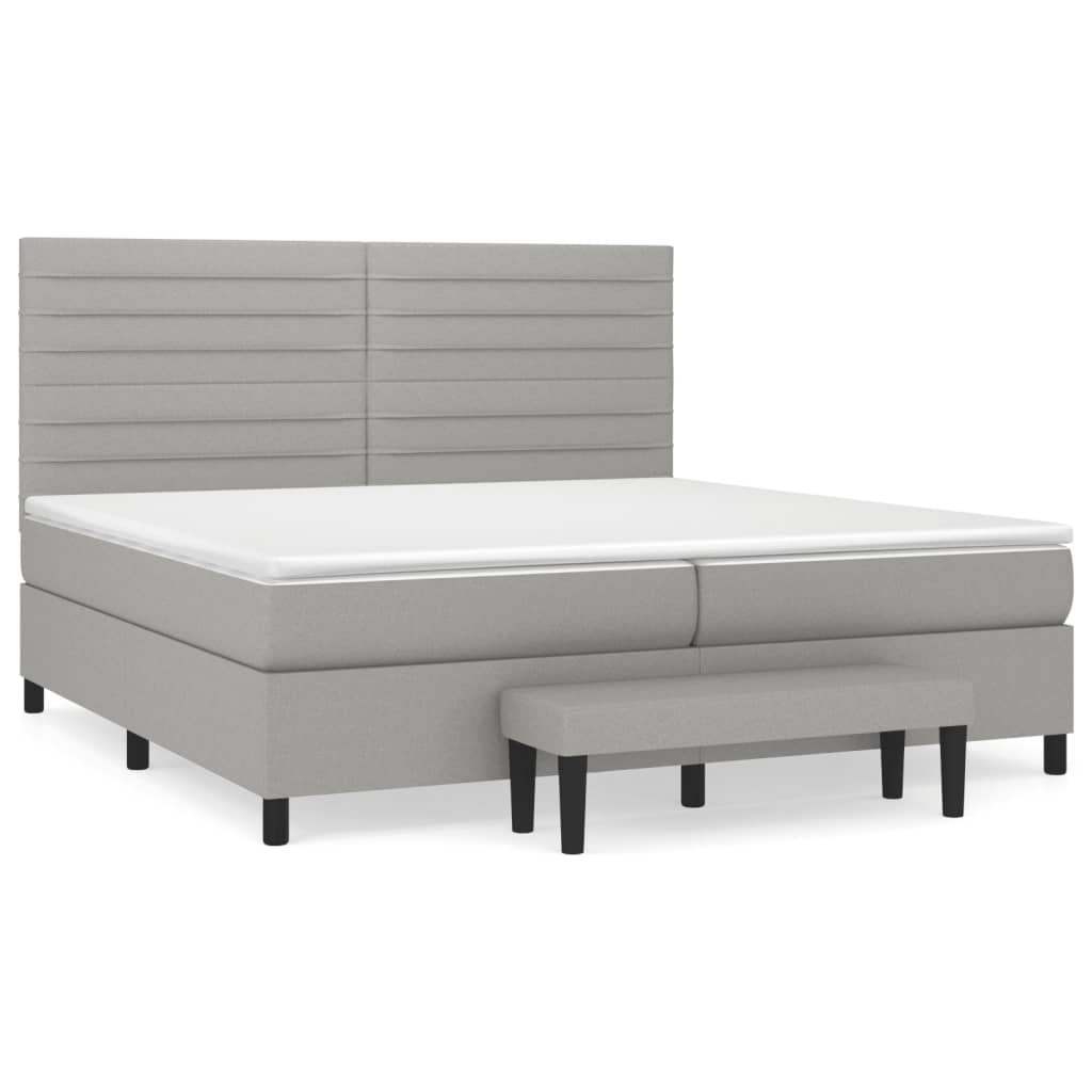 Cama box spring 200x200 Gris
