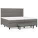 Cama box spring 200x200 Cama box spring 200x200 Gris