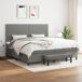 Cama box spring 200x200 Cama box spring 200x200 Gris