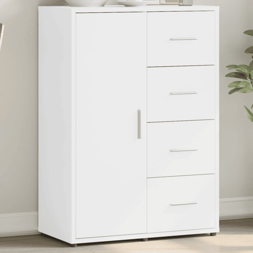 vidaXL Aparador 60x31x84 cm derivados de madeira branco