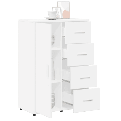 vidaXL Aparador 60x31x84 cm derivados de madeira branco