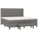 Cama box spring 200x200 Cama box spring 200x200 Gris