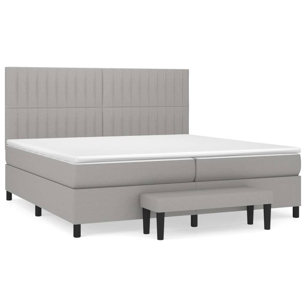 Cama box spring 200x200 Gris