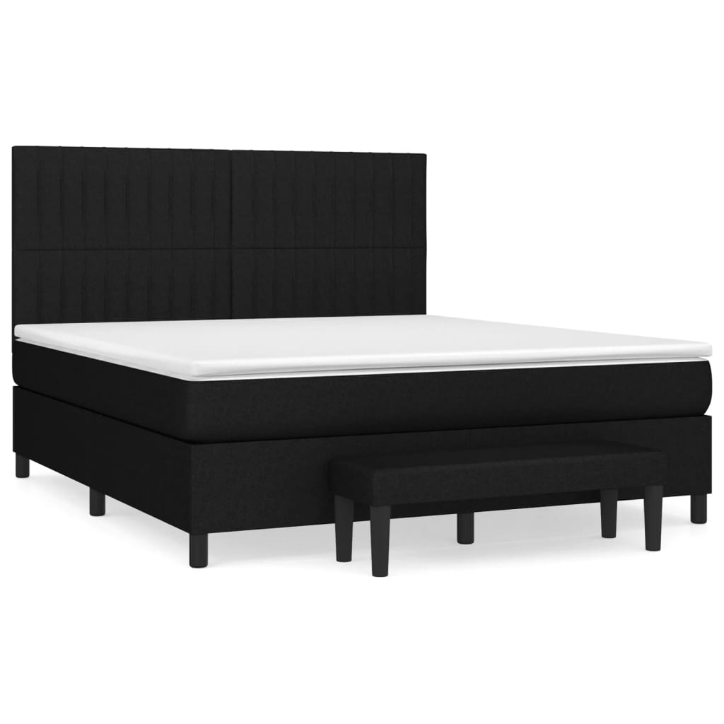 Cama box spring 160x200 Negro