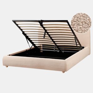 Beliani Cama baú Bouclé BLAGNAC