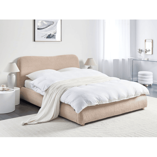 Beliani Cama baú Bouclé BLAGNAC