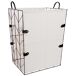 Cesto de la ropa de metal y tela Cesto de la ropa de metal y tela Blanco