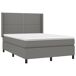 Cama box spring 140x190 Cama box spring 140x190 Gris Oscuro
