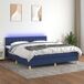 Cama box spring 160x200 Cama box spring 160x200 Azul