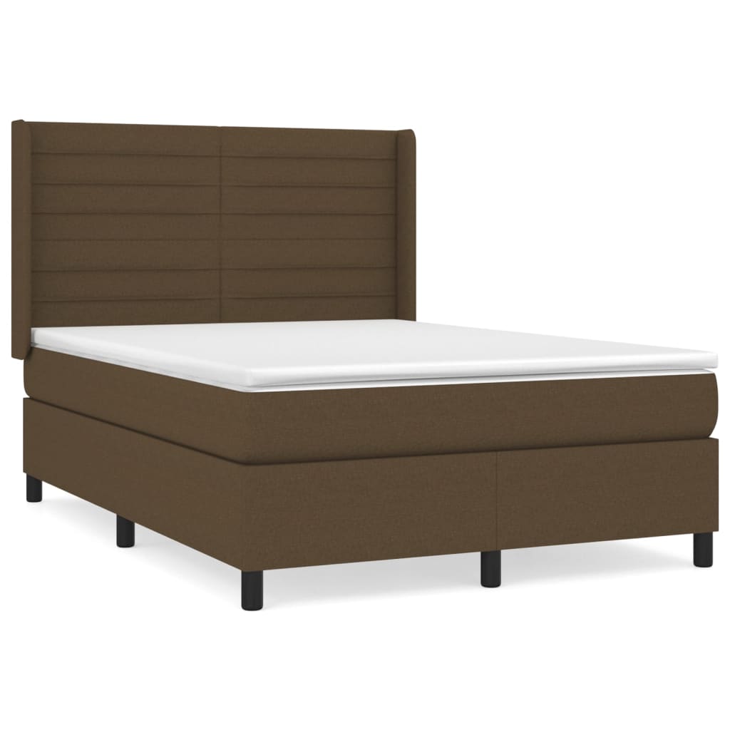 Cama box spring 140x190 Marrón