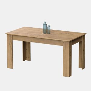 Mesa de Jantar Extensível em Carvalho Dourado 140-195x80x77 cm