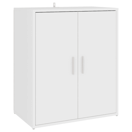 vidaXL Armário para sapatos 60x35x70 cm derivados de madeira branco