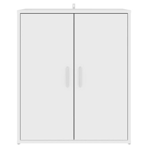 vidaXL Armário para sapatos 60x35x70 cm derivados de madeira branco