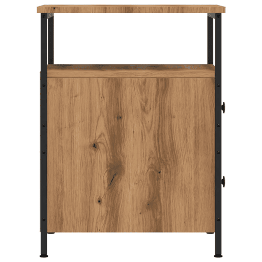 vidaXL Mesa cabeceira 44x45x60 cm derivados madeira carvalho artisiano