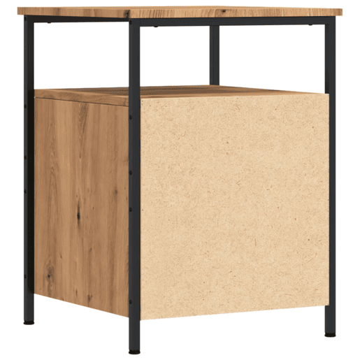 vidaXL Mesa cabeceira 44x45x60 cm derivados madeira carvalho artisiano