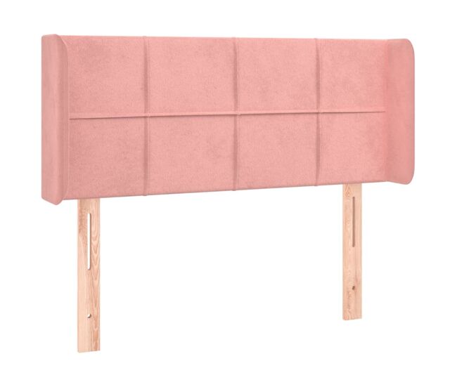 Vidaxl cabecero de terciopelo rosa 93x16x78/88 cm