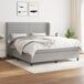 Cama box spring 180x200 Cama box spring 180x200 Gris
