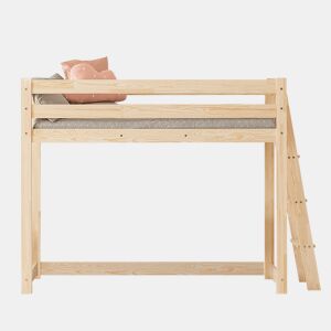 Cama de meia altura 70x140 com base de ripas Mark Bois