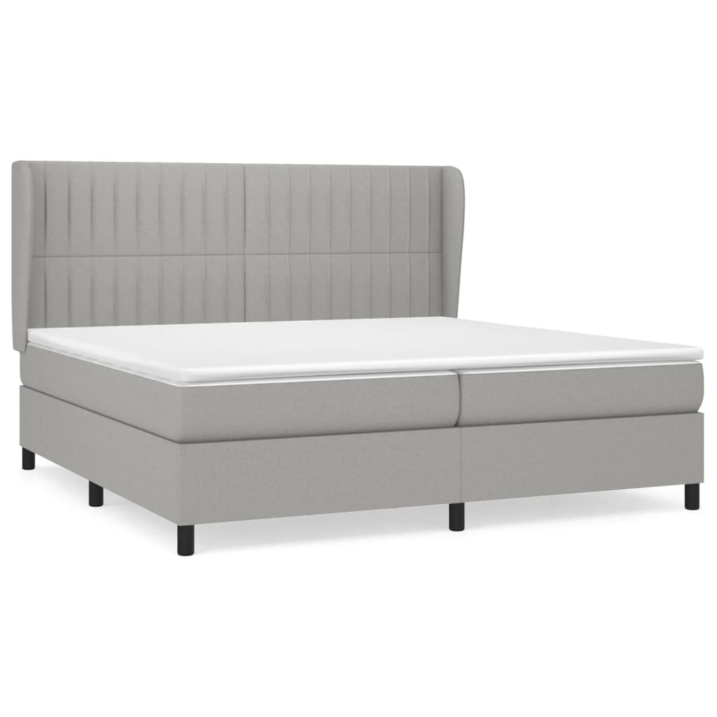 Cama box spring 200x200 Gris