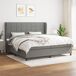Cama box spring 200x200 Cama box spring 200x200 Gris