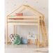 Cama cabaña de media altura con somier Alix 99x213 Cama cabaña de media altura con somier Alix 99x213 Madera